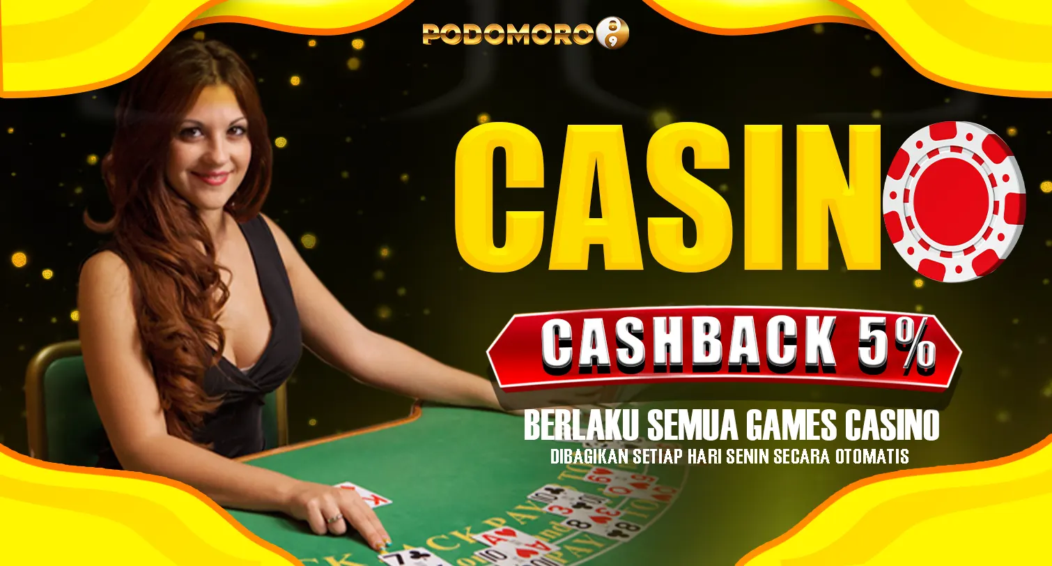 BONUS CASHBACK CASINO 5%